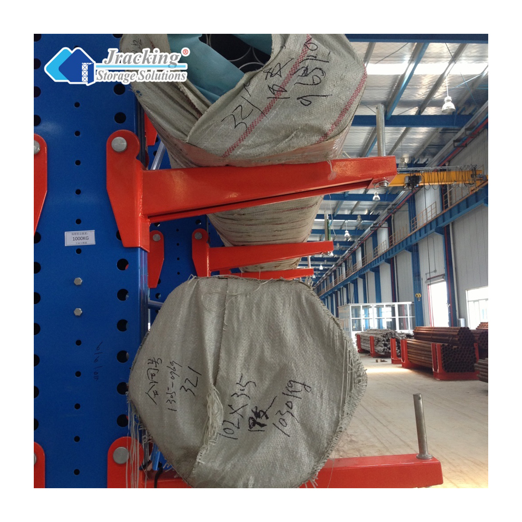Jracking Industrial Warehouse Storage Rack Heavy-Duty Cantilever Racking System for Aluminum Profile Storage