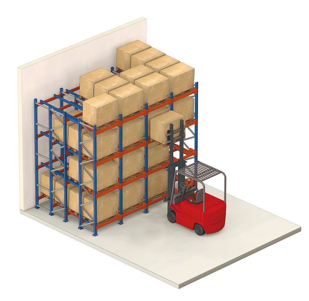 Push Back Racking Details 4