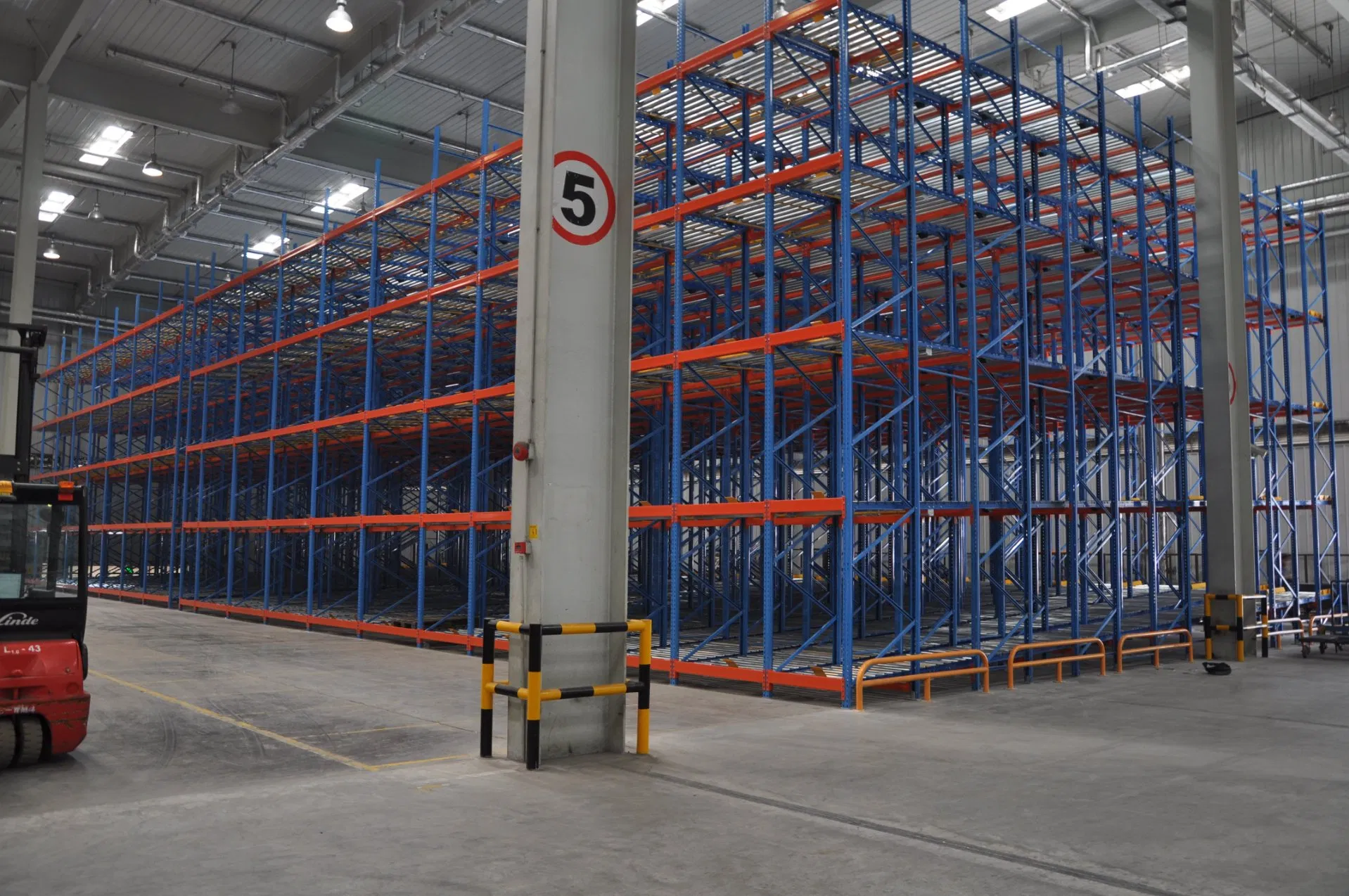 Heavy Duty Gravity Flow Racking, Gravity Flow Pallet Rack System, Gravity Pallet Flow Racking