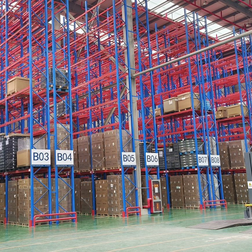 Selective Warehouse Pallet Racks Custom High Load Heavy-Duty Pallet Racking for Industrial Food Beverage Cold Chain Warehouse Pallet Rack Inventory Management