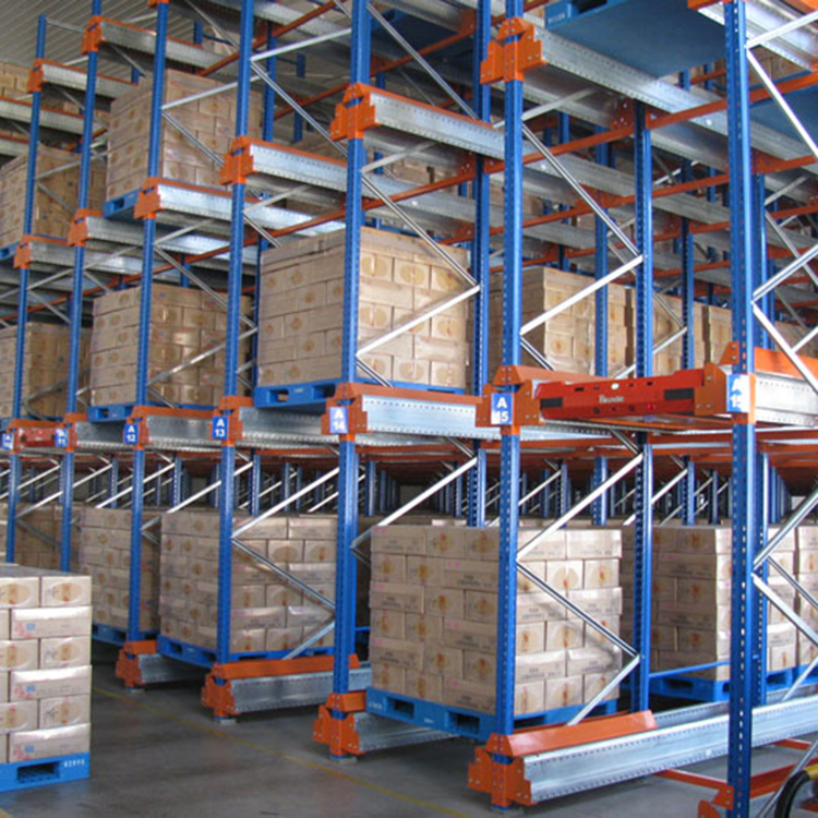 Automated Warehouse Storage Radio Shuttle Pallet Racking System for High Density Warehouse