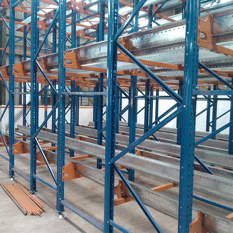 Automated Warehouse Storage Radio Shuttle Pallet Racking System for High Density Warehouse