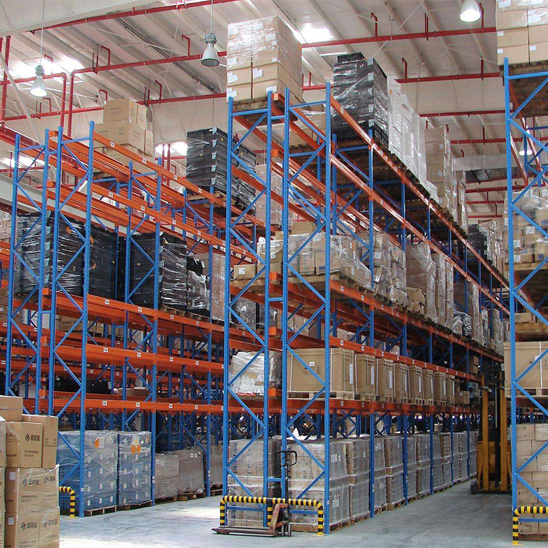 Factory Direct Customized Heavy-Duty Steel Warehouse Selective Pallet Racking Push Back Shelf Industry Adjustable Pallet Storage