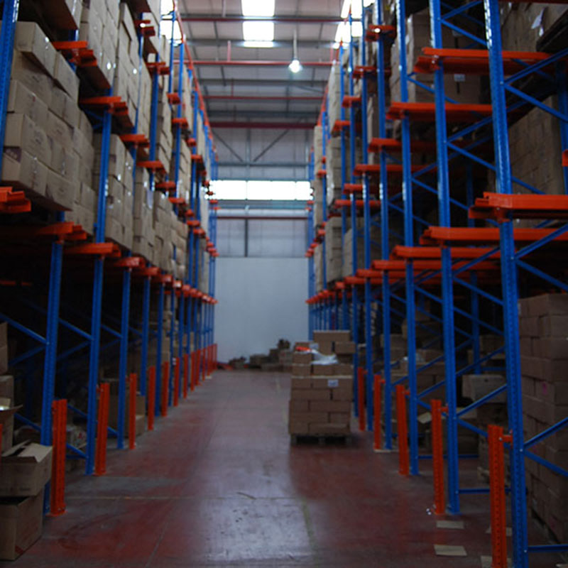Vietnam Factory Made Fast Assembled Pallet Rack With Step Beam Teardrop Racks Teardrop Pallet Racking