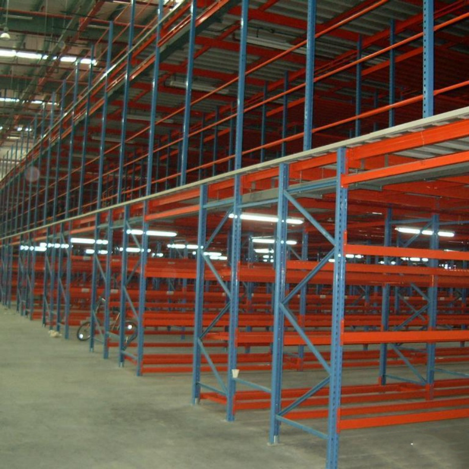 Wholesale Low Price Easy-Assembly Low-Maintenance Stainless Mezzanine Shelves Rack for Warehouse