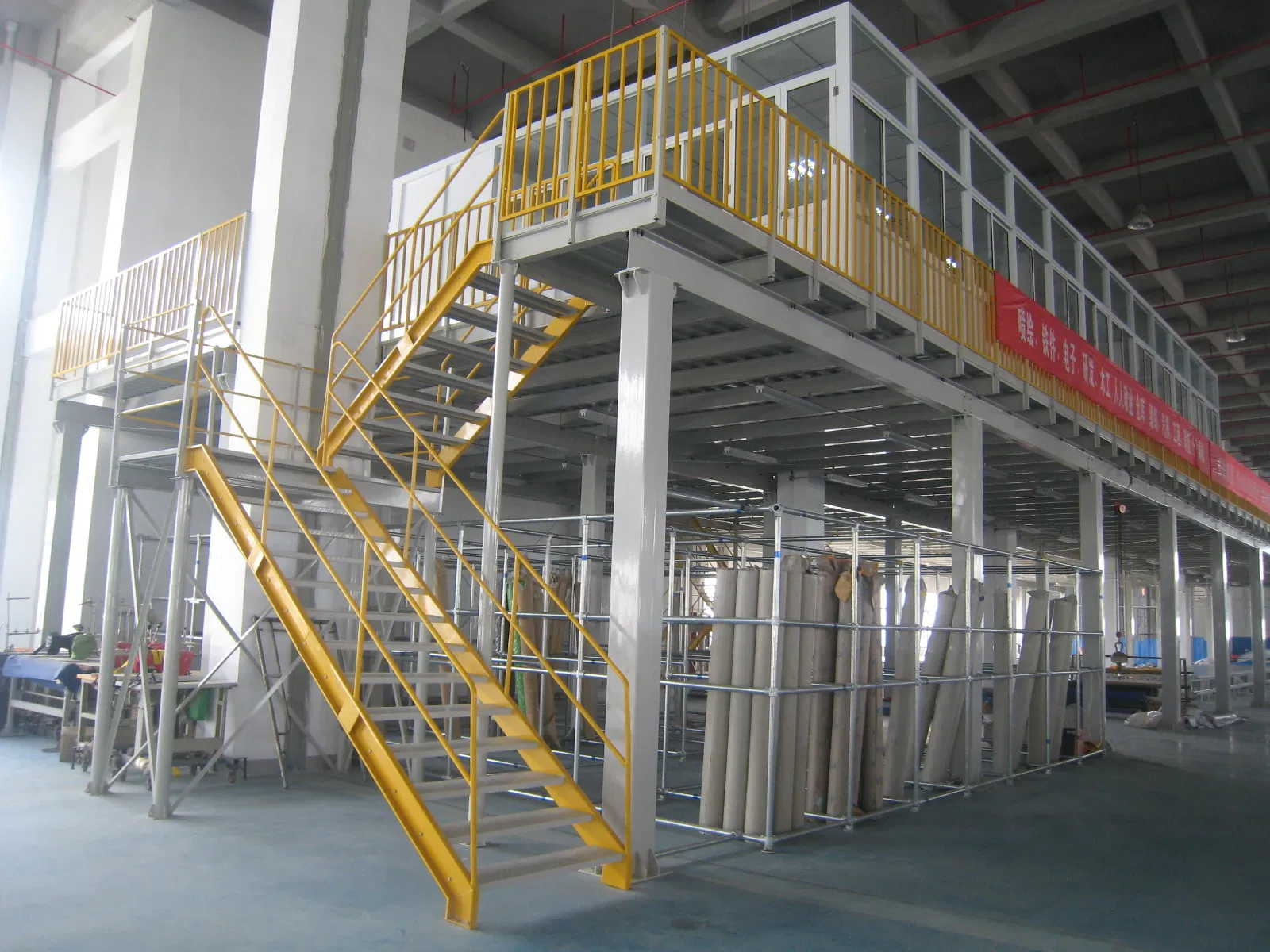 Durable Warehouse Mezzanine Floor Racks for Optimized Storage Capacity