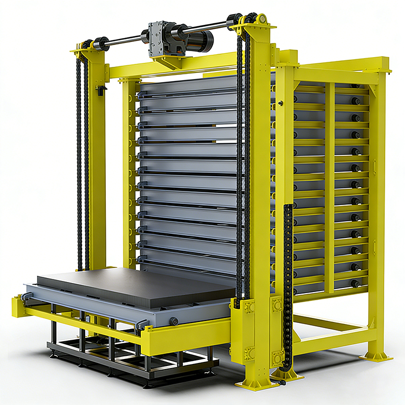 Industrial Storage Rack Intelligent Automated Vertical Sheet Metal Warehouse Storage Shelves