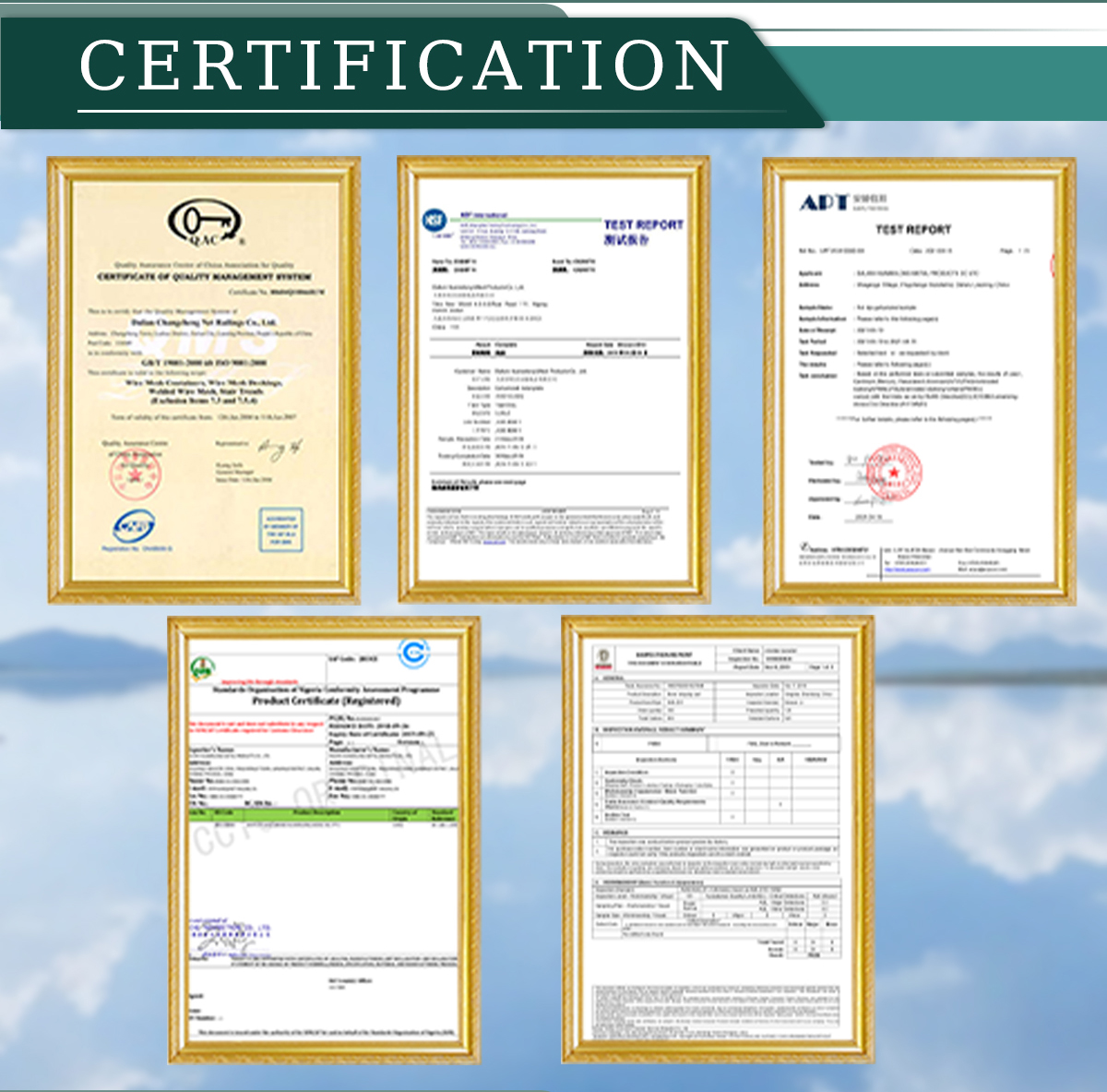 Compliance Quality Certifications and Approvals