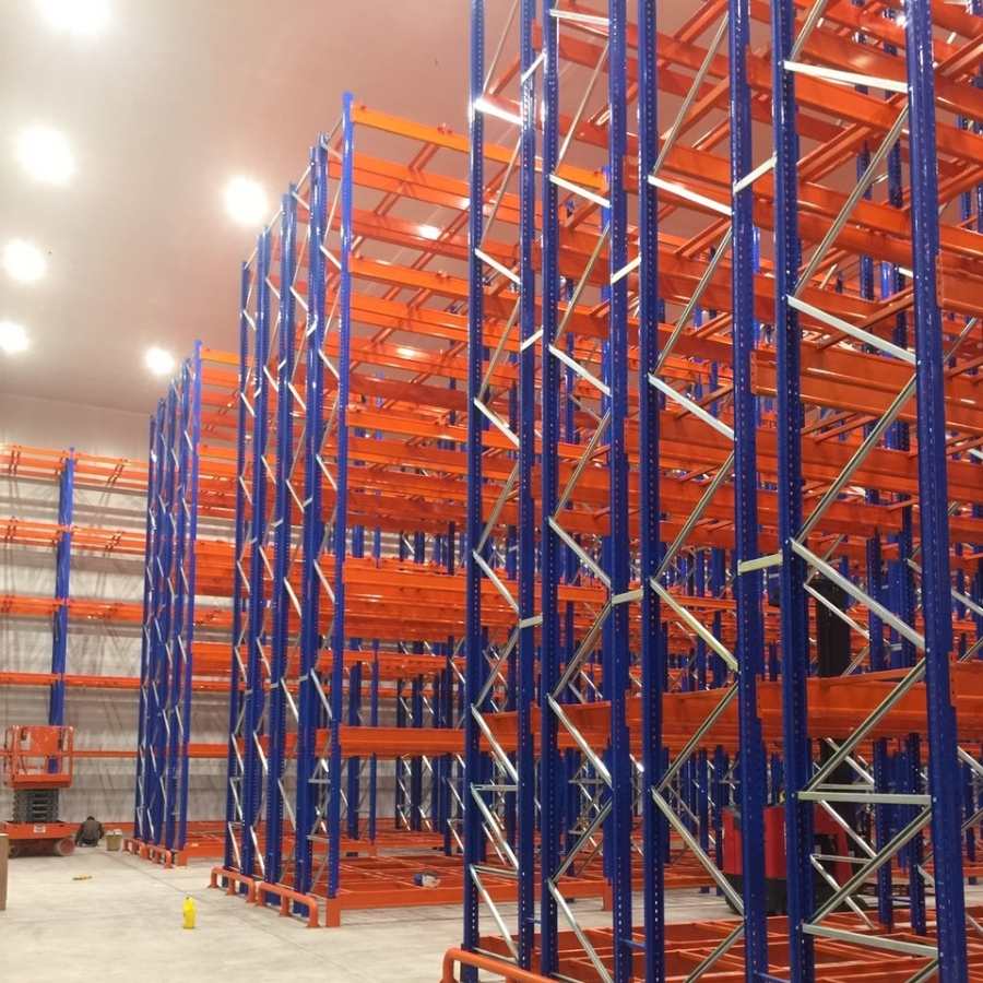 Durable Selective Racking System For Safe And Efficient Warehouse Inventory Storage And Management Operations