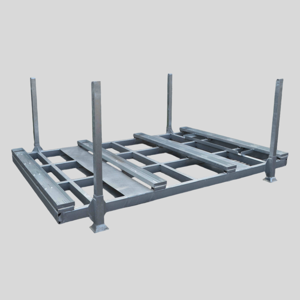 Customized Heavy-Duty Foldable Steel Truck Tyre Rack VNA Pallet Rack for Warehouse Stacking