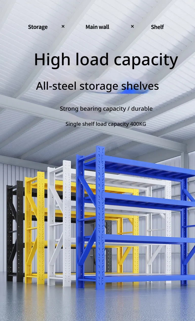 Warehouse Gravity Flow Rack with Permanently Fixed Skate Wheels and Non Adjustable Lanes