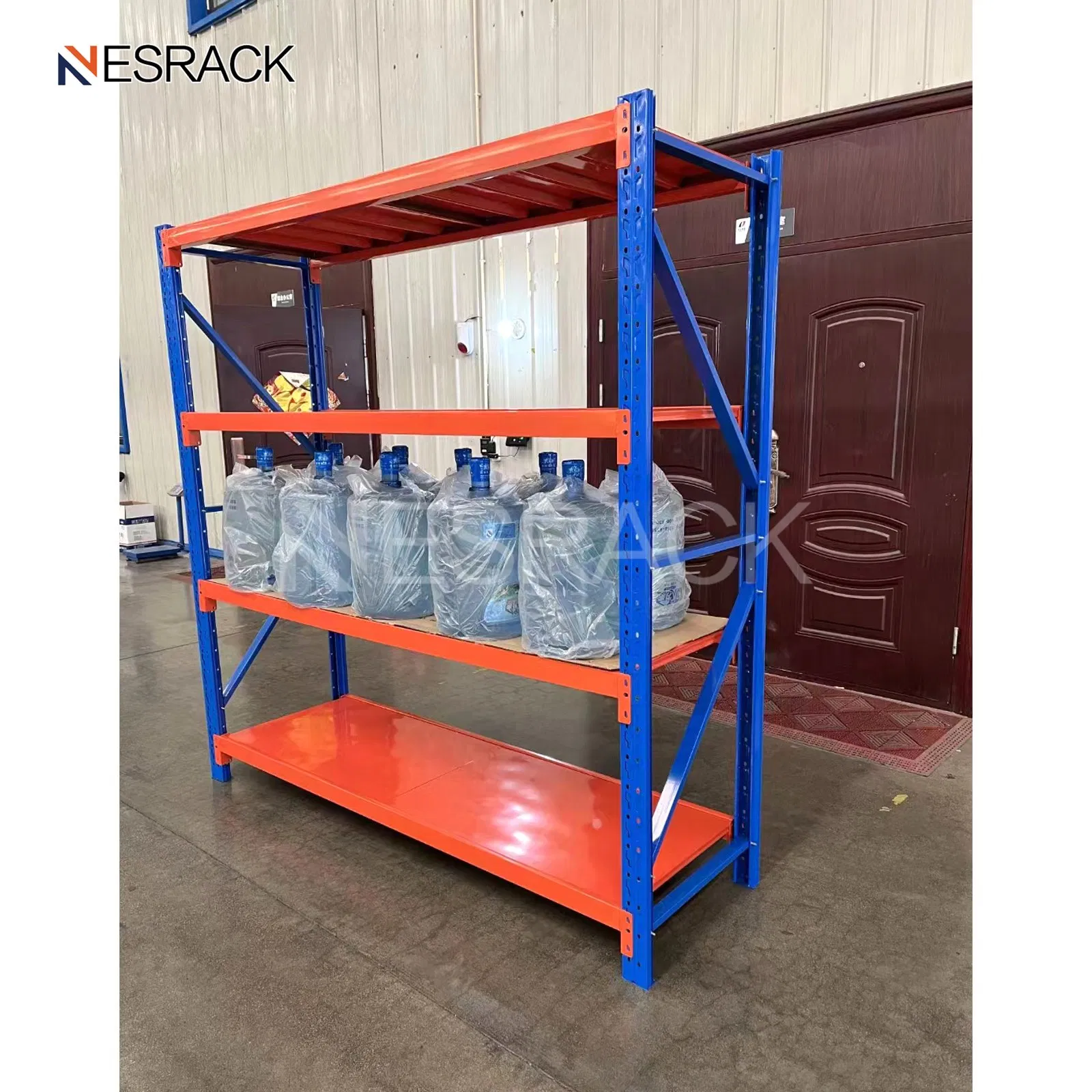 Industrial Warehouse Rack Storage Pallet Racking Light Metal Pallet Storage Shelving Warehouse Shelf Storage Racks for Garage Shop Storage