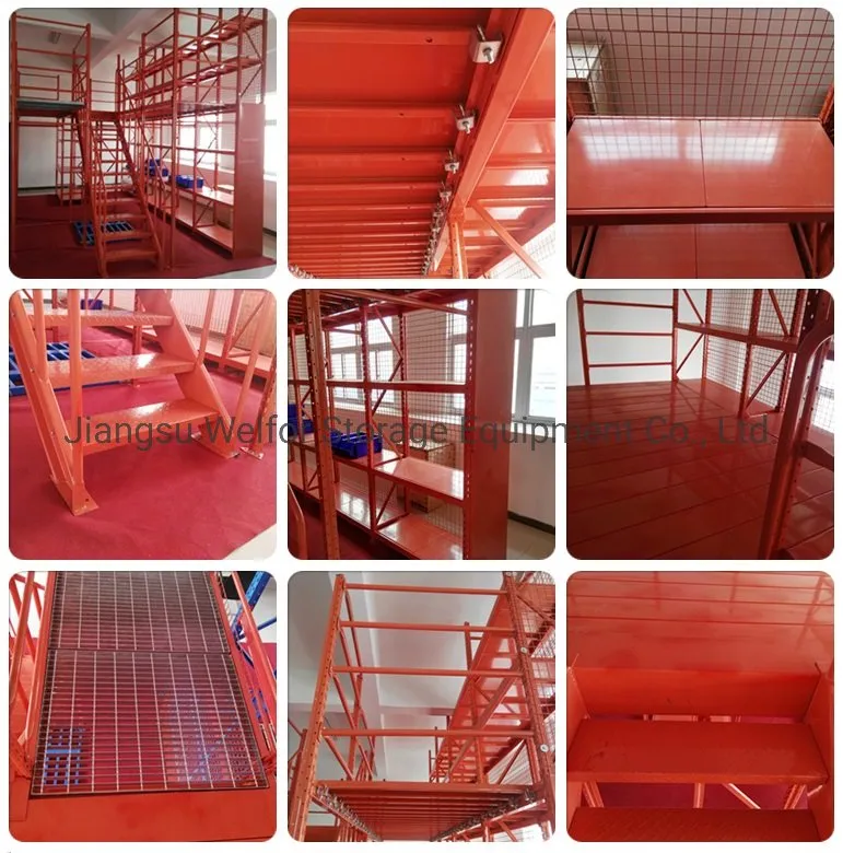 Detailed Photos of Industrial Warehouse Mezzanine Racks