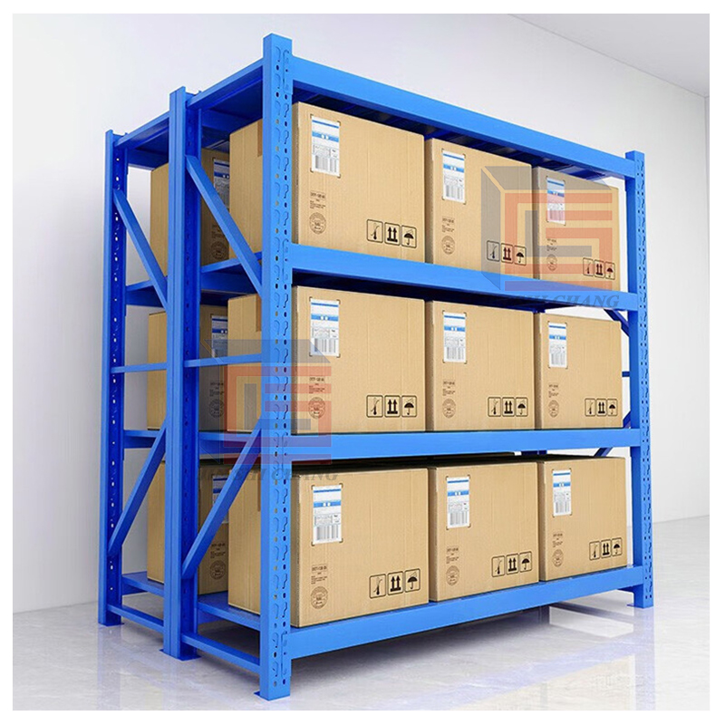 Custom Heavy Duty Boltless Warehouse Shelving Multi-Level Steel Rack for Logistics Storage