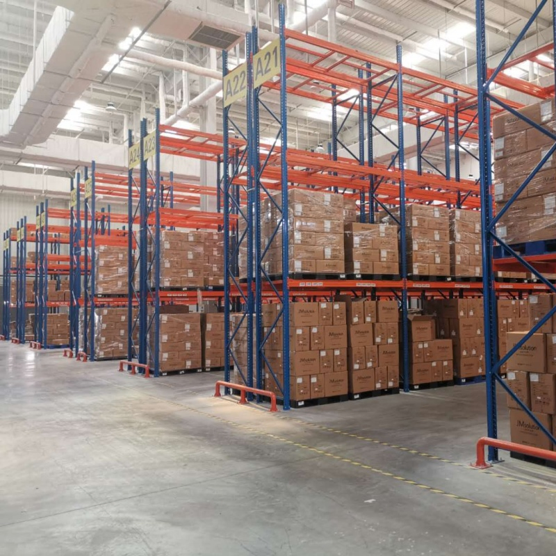 Selective Warehouse Pallet Racks Custom High Load Heavy-Duty Pallet Racking for Industrial Food Beverage Cold Chain Warehouse Pallet Rack Inventory Management
