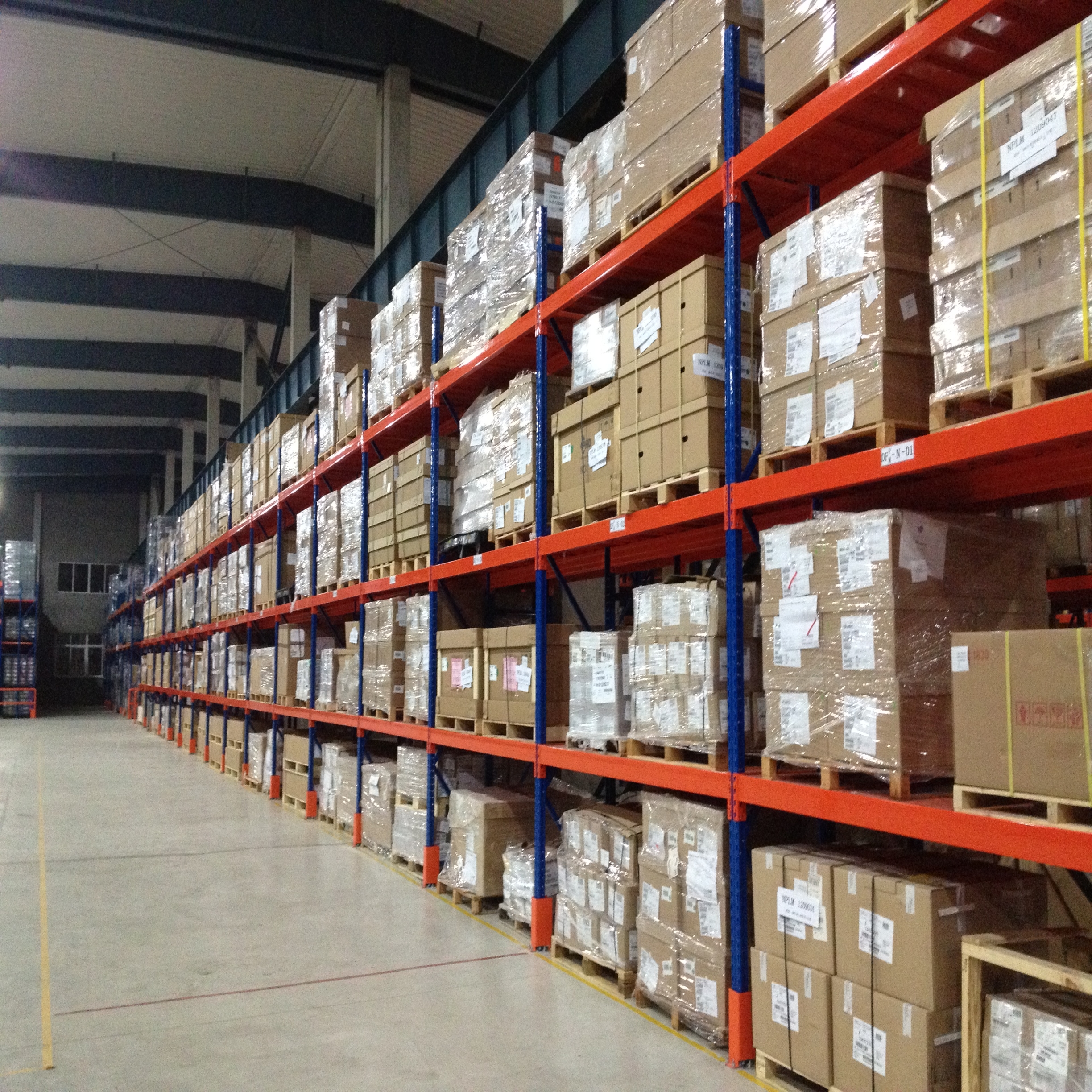 Warehouse Storage Pallet Racks Durable Adjustable Steel Metal Customized Heavy Duty Selective Pallet Racking System