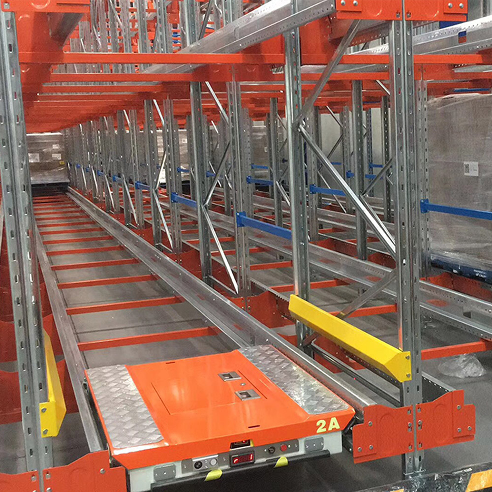 Jracking CE-Certified Radio Shuttle Rack System Space-Saving &amp; Automated Storage Racking For Cold Storage Warehouses