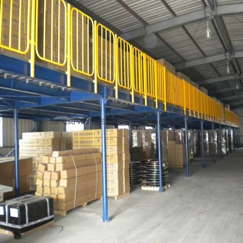 Industrial Warehouse Mezzanine Racks with Heavy Duty Steel Multi-Level Storage Systems