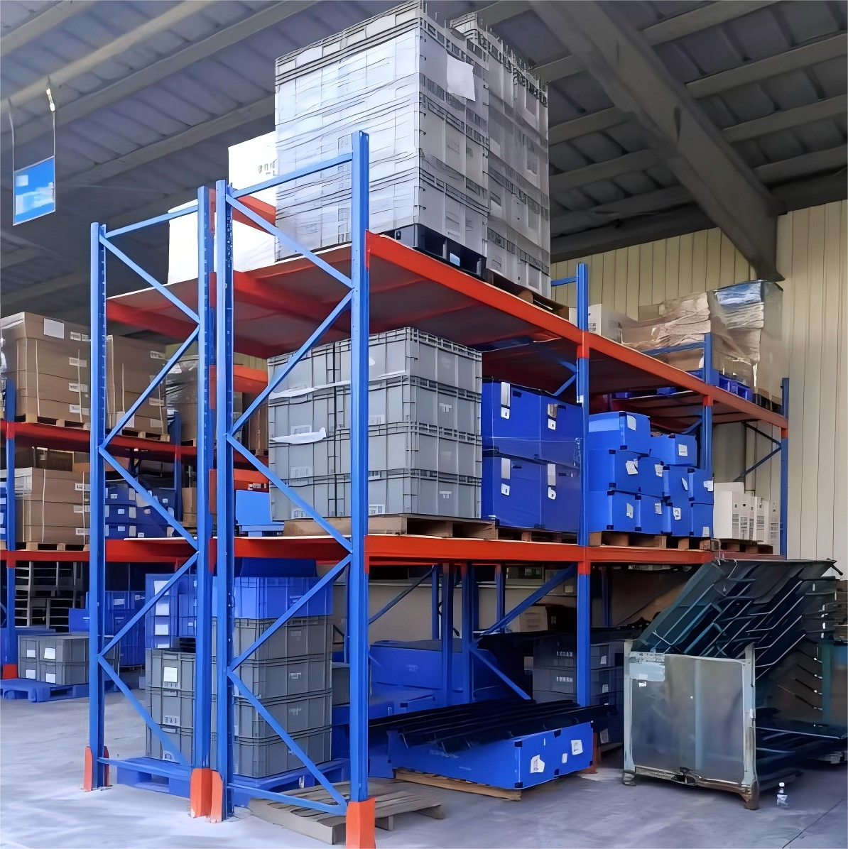 Heavy Duty Steel 5 Layer Corrosion Protection Adjustable Height Teardrop Pallet Storage Rack
