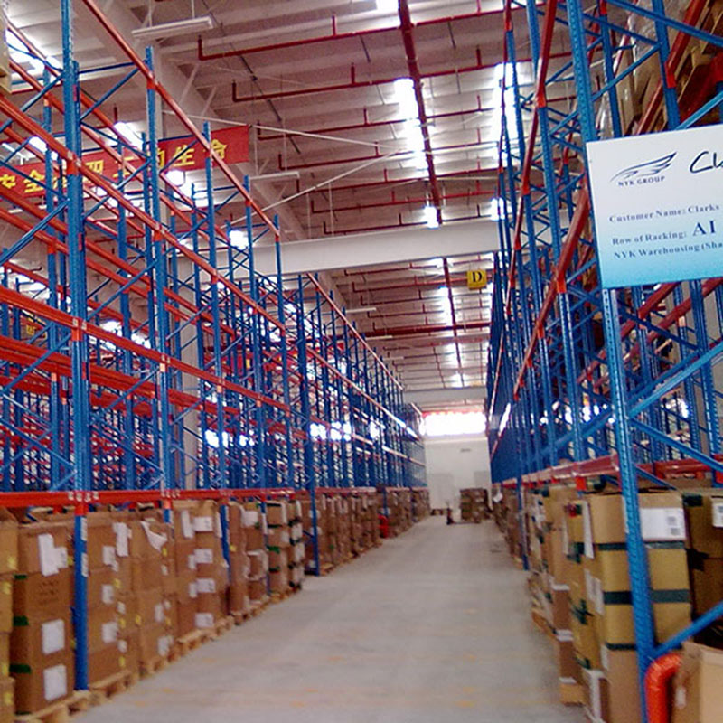 Vietnam Factory Made Fast Assembled Pallet Rack With Step Beam Teardrop Racks Teardrop Pallet Racking