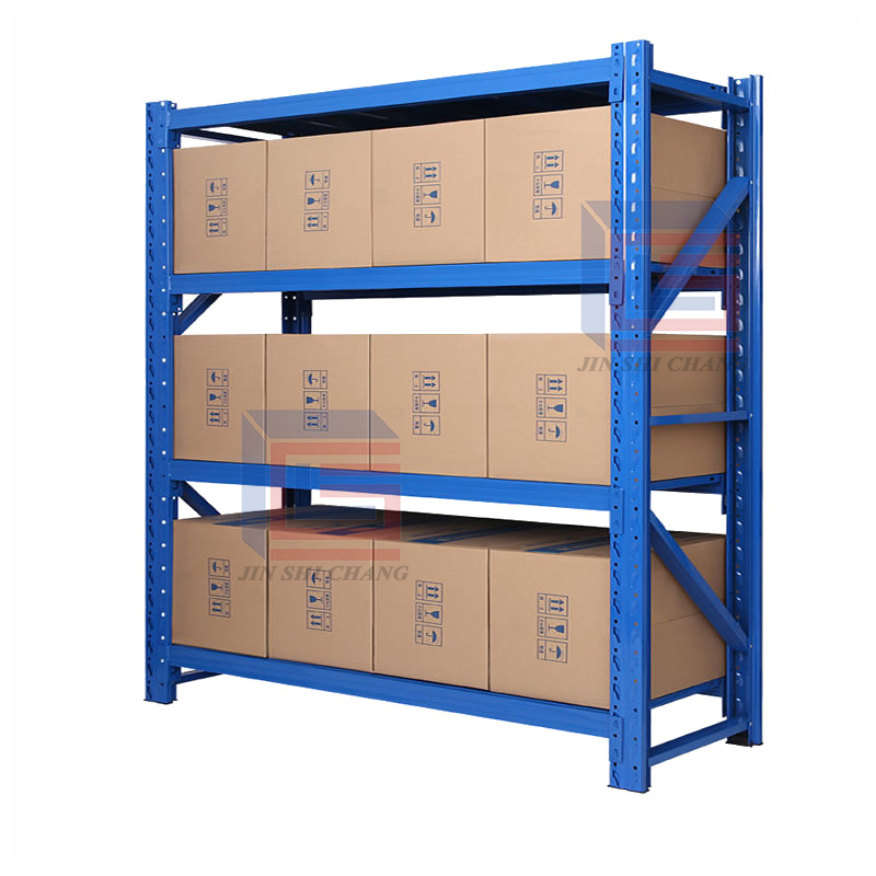 Custom Heavy Duty Boltless Warehouse Shelving Multi-Level Steel Rack for Logistics Storage