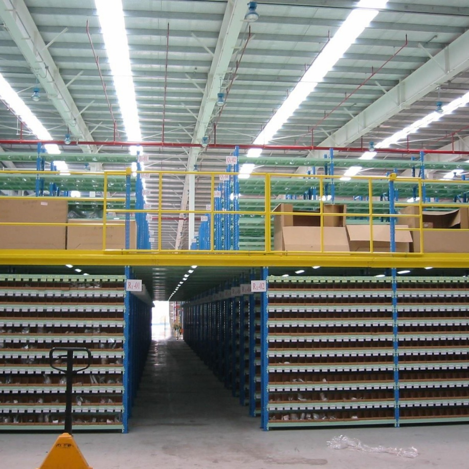 Wholesale Low Price Easy-Assembly Low-Maintenance Stainless Mezzanine Shelves Rack for Warehouse