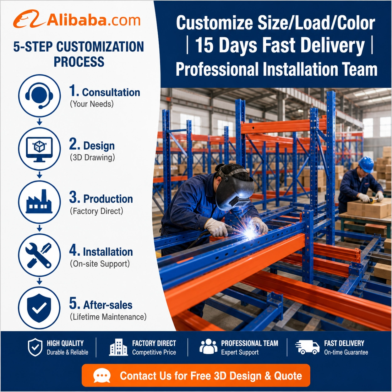 Smartlog Adjustable Single Sided Cantilever Rack Cantilever Racking Pallet Racking For Large Lumber Warehouse Storage