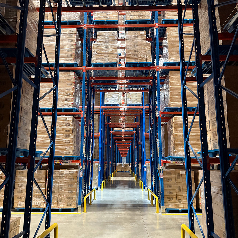 Jracking CE-Compliant Warehouse Storage Racks Heavy-Duty EU Standard Steel Pallet Racking For Cargo Yards