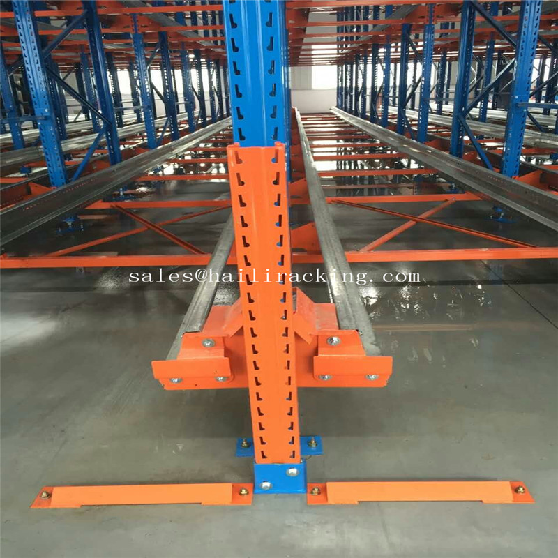 Radio Shuttle Car Racks Moving Movable Pallets Shelving Automatic Racking System
