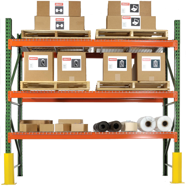 Long Span Adjustable Heavy Weight Warehouse Storage Pallet Shelves System Tear Drop Rack for Industrial
