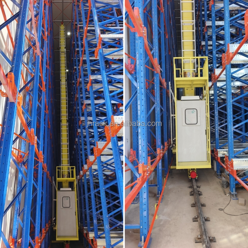 Chinese Shuttle Rack Manufacturer Factory Metal Shelves Vertical Storage Asrs Warehouse Racking System Shelving Units