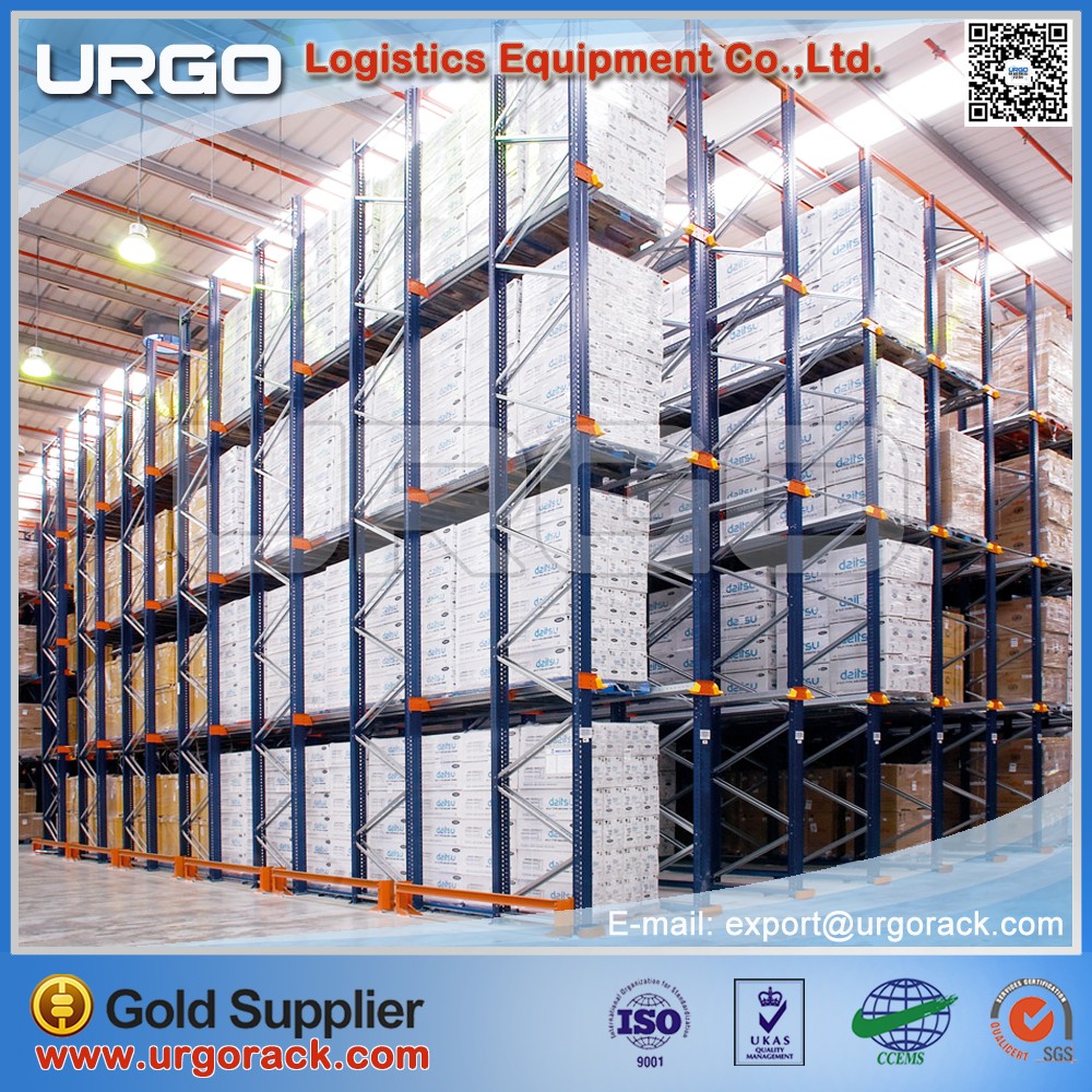 Warehouse Storage Pallet Racking System Drive in for Cargo Storage