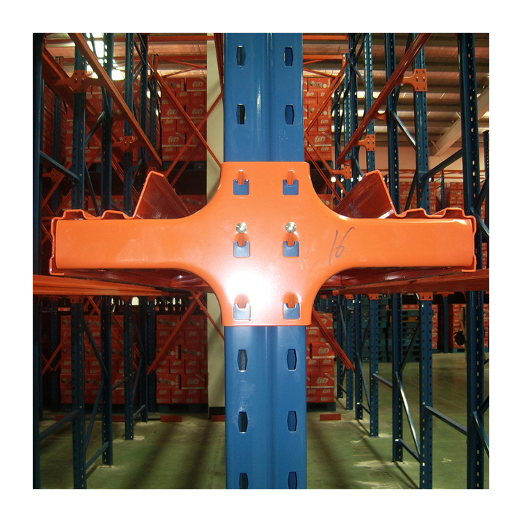 Factory Price Drive-in Rack Multi-tier Through Racking System Customized Industrial Warehouse Rack Heavy Duty Pallet Rack System