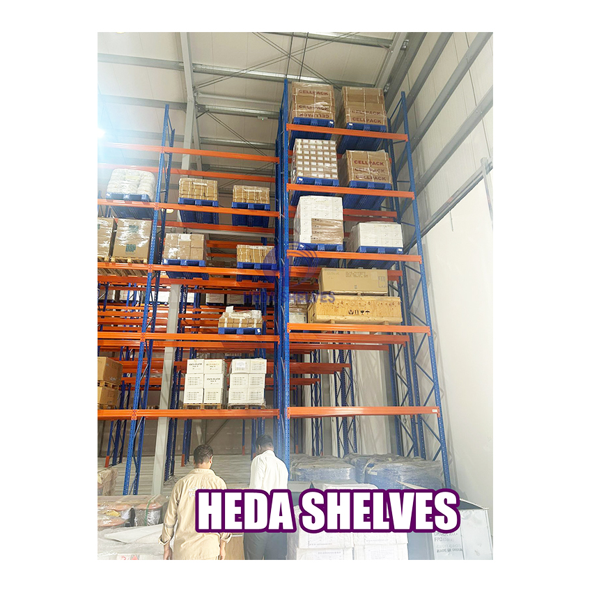 Tyre Racking System Steel Rack Manufacturer HEDA Teardrop Rack Heavy Duty Pallet Rack for Industrial Warehouse Storage