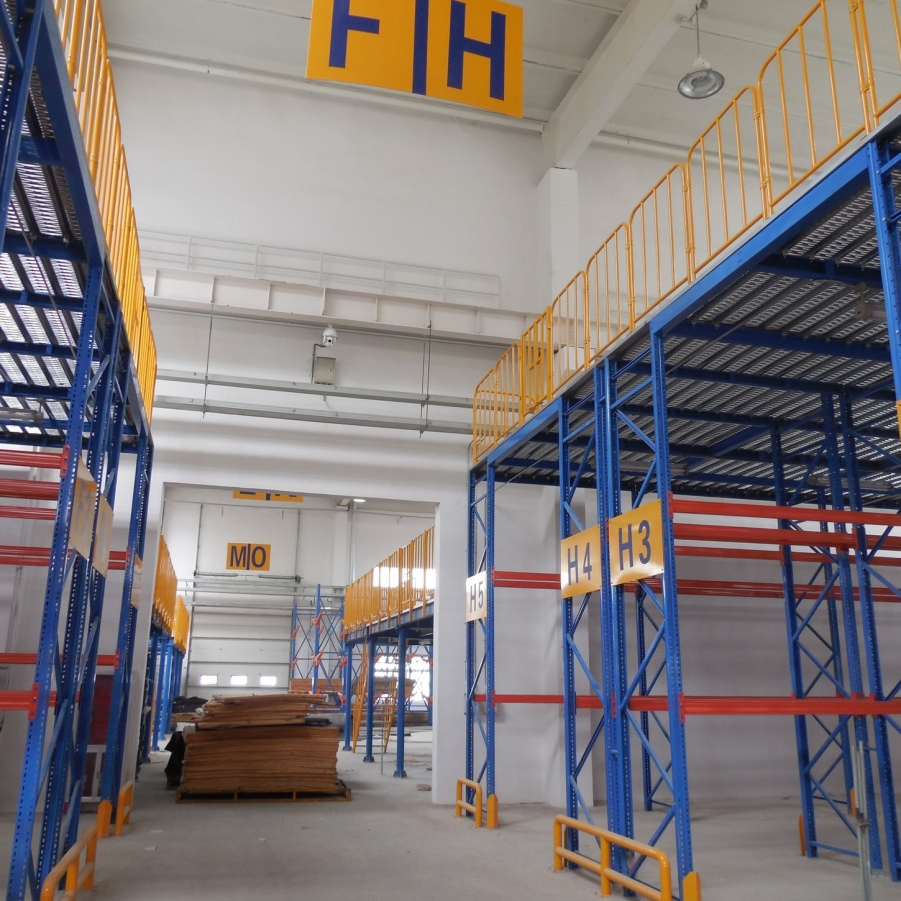 Customized Industrial Warehouse Storage Heavy Duty Pallet Mezzanine Rack Steel Structure Floor
