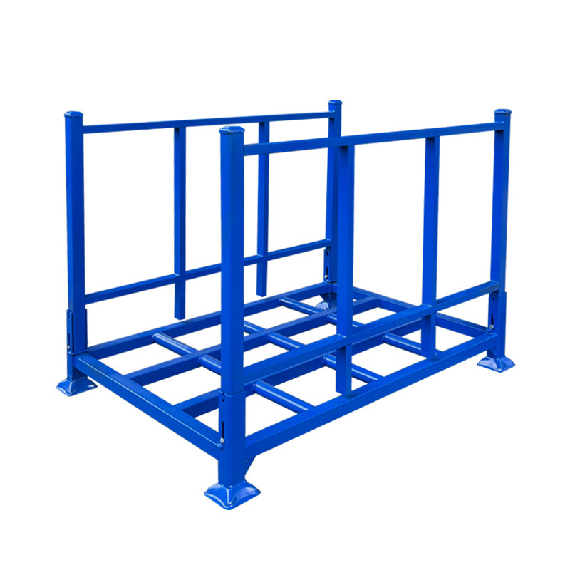 Customizable Durable Steel Multi-Level Foldable Warehouse Pallet Rack Thickened Design Stackable Storage Corrosion Protection