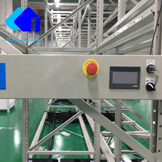 Material Rack Automated Storage Electric Mobile Warehouse Racking System