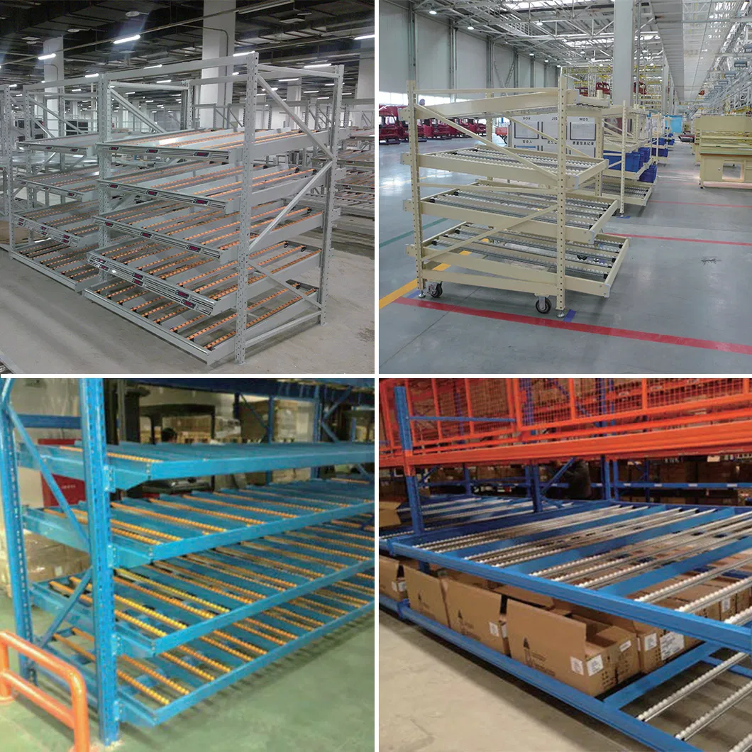 Favorable Price Steel Efficient Picking Gravity Flow Rack Project Case