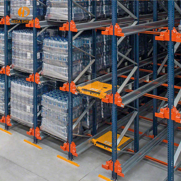 Heavy-Duty Adjustable Radio Warehouse Pallet Shuttle Racking System 1000-1500kg Load Capacity Stacking Racks &amp; Shelves