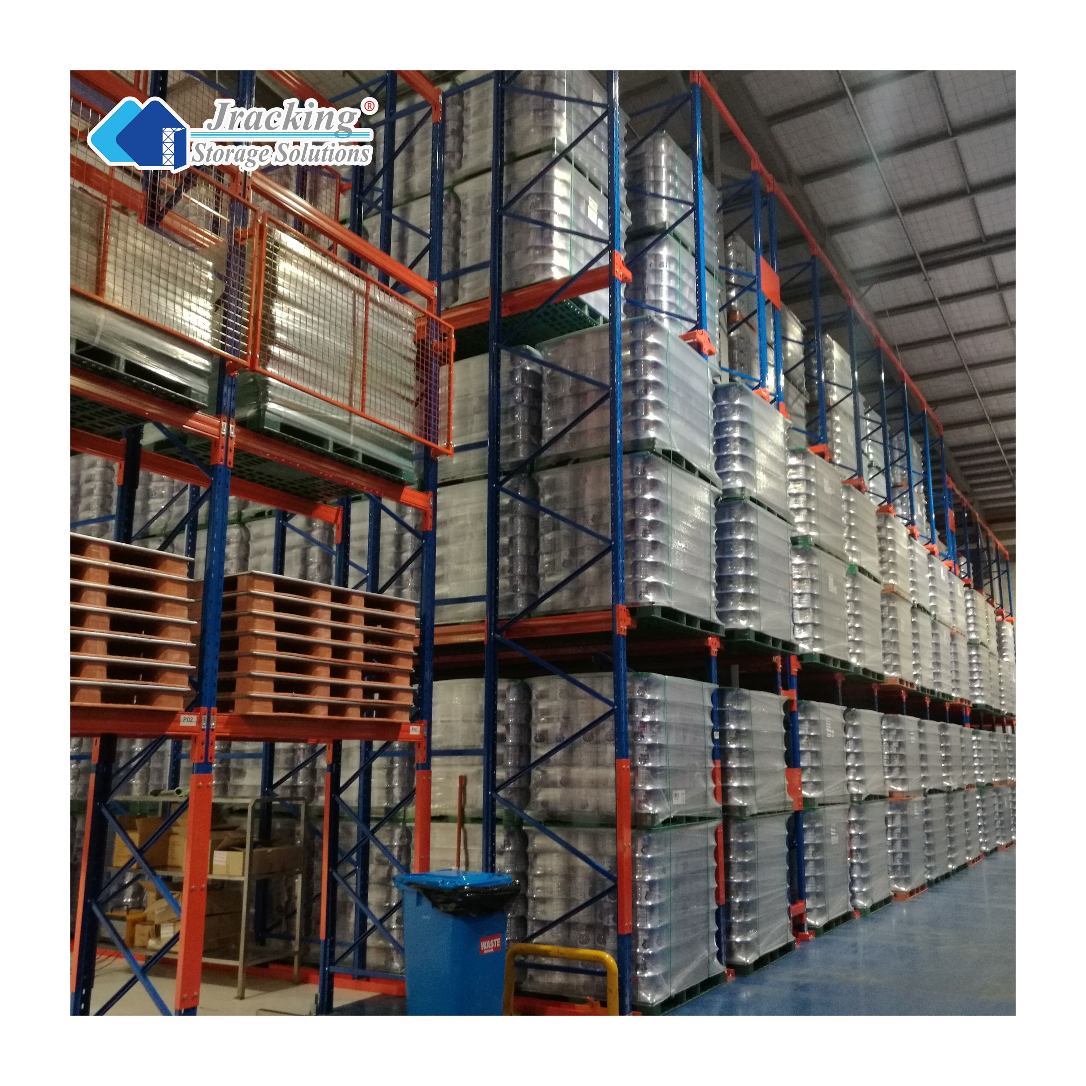 Heavy Duty High Density Storage Racking System FIFO Drive-in Pallet Rack