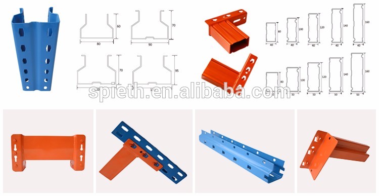 Heavy Duty Steel Pallet Racking Powder Coated Warehouse Storage Rack Industrial Metal Shelving System