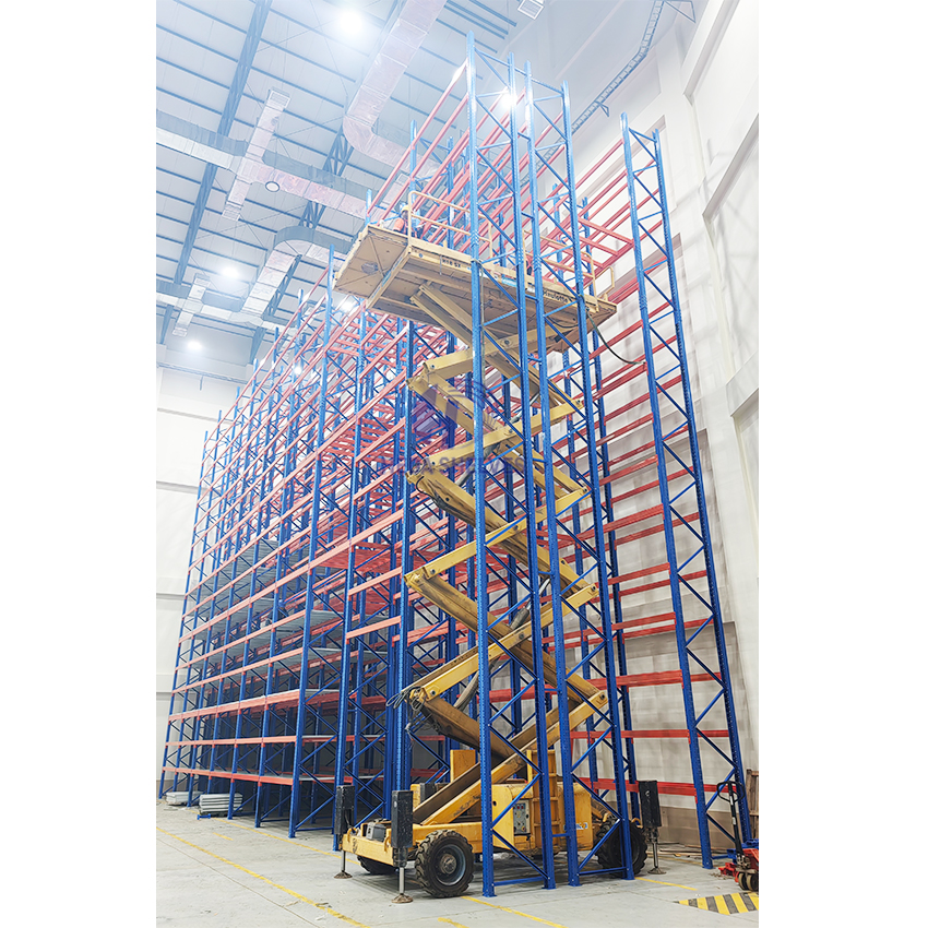 Tyre Racking System Steel Rack Manufacturer HEDA Teardrop Rack Heavy Duty Pallet Rack for Industrial Warehouse Storage