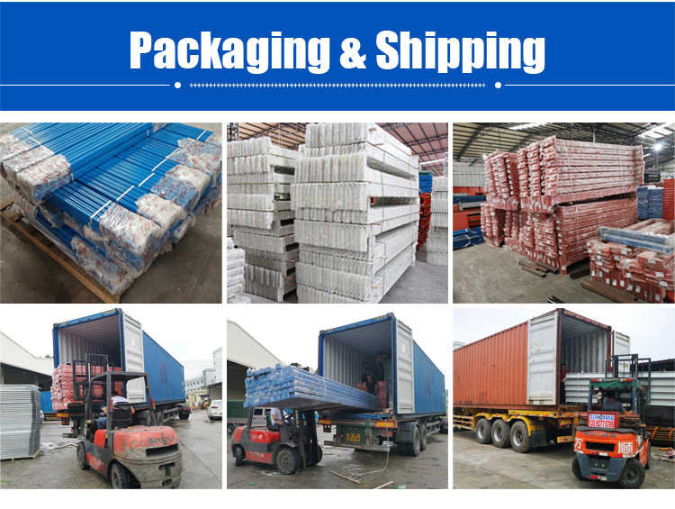Long Span Adjustable Heavy Weight Warehouse Storage Pallet Shelves System Tear Drop Rack for Industrial