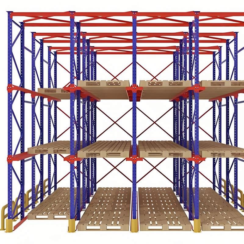 Factory Supplied Heavy Duty Drive-In Rack for Raw Material Storage Factory,Space Saving Drive-In Pallet Racking