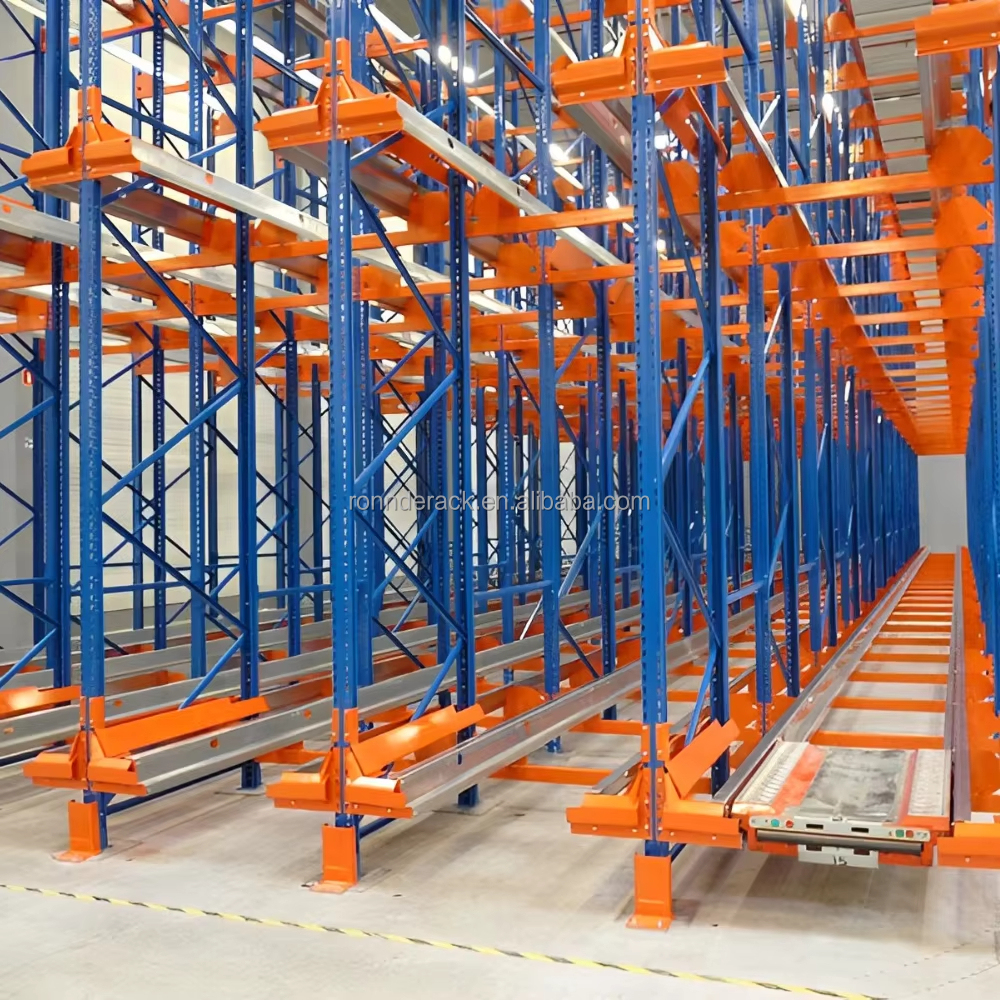 FIFO or LIFO Automatic Radio Shuttle Racking System for Warehouse Storage China Manufacturer