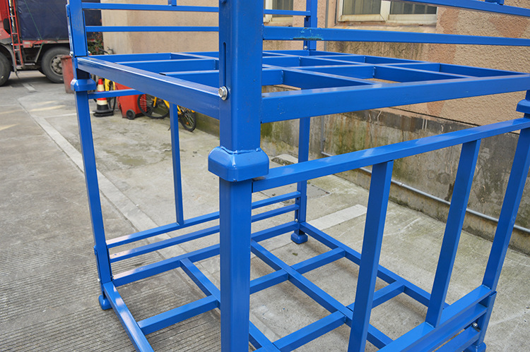 Metal Convenient Foldable Stacking Racks for Warehouse Storage /assemble Folding Stackable Stacking Pallet Racks