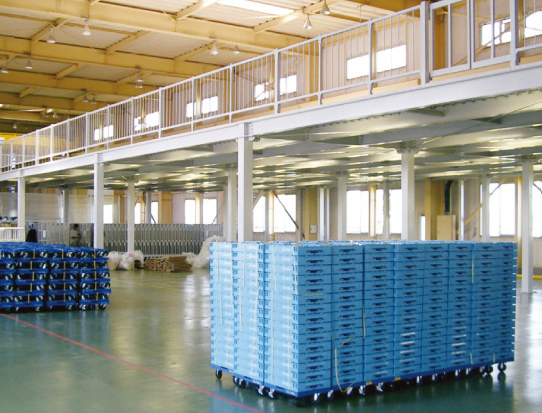 Durable Good Fuction Industrial Storage Rack Supported Q235 Steel Mezzanine Floor System for Warehouse Storage