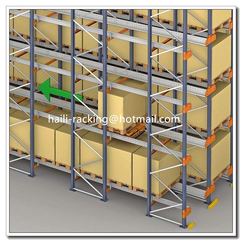 Radio Shuttle Car Racks Moving Movable Pallets Shelving Automatic Racking System