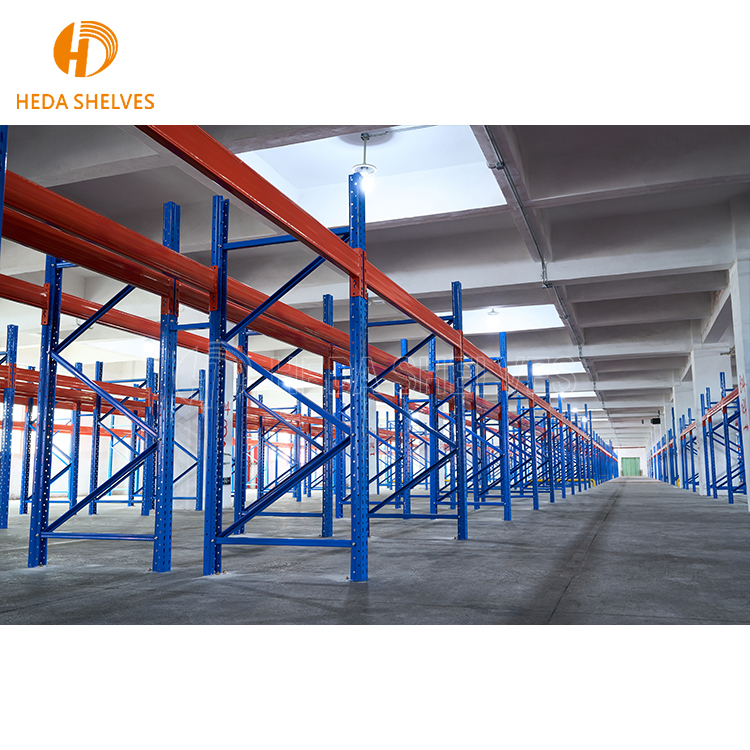Wholesale Warehouse Racking System Heavy Duty Metal Iron Shelving Warehouse Storage Push Back Push Back Pallet Racking Systems