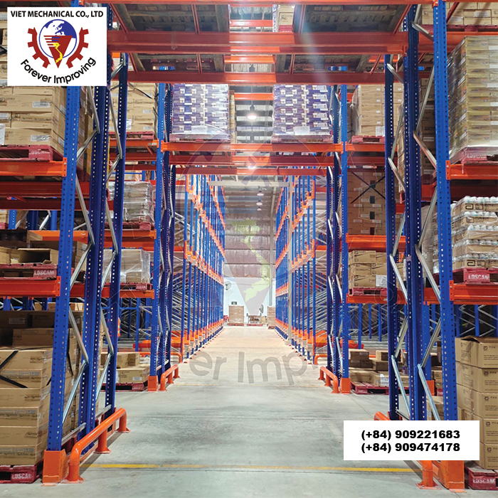 Automated Warehouse Racking System With Pallet Radio Shuttle Rack Made In Vietnam For High-Quality And Space-Efficient Storage